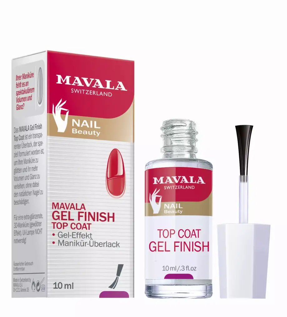 Mavala GEL FINISH Top Coat - Ihrer Maniküre fehlt es an spektakulärem Volumen und Glanz? - Vegan